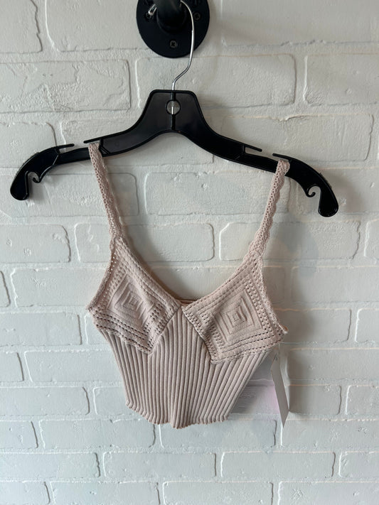 Top Sleeveless By Free People In Pink, Size: S