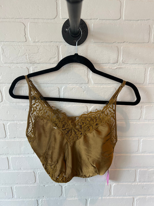 Top Cami By Free People In Gold, Size: Xs