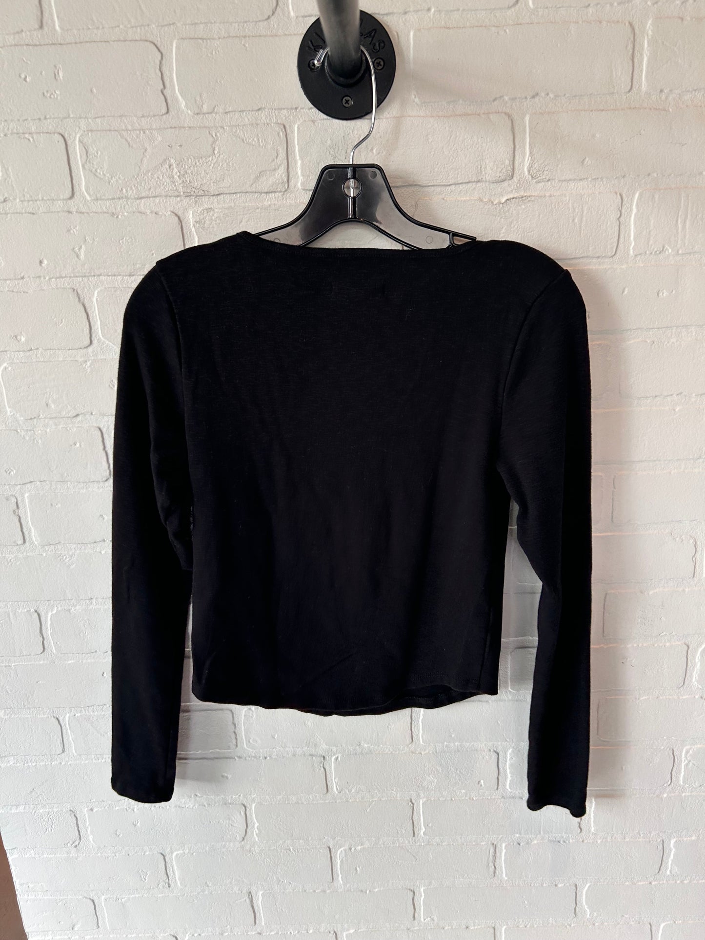 Top Long Sleeve Basic By Madewell In Black, Size: S