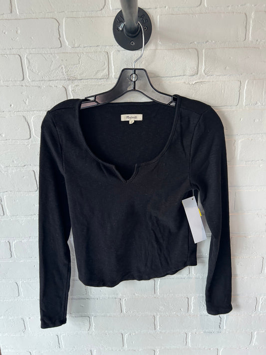 Top Long Sleeve Basic By Madewell In Black, Size: S