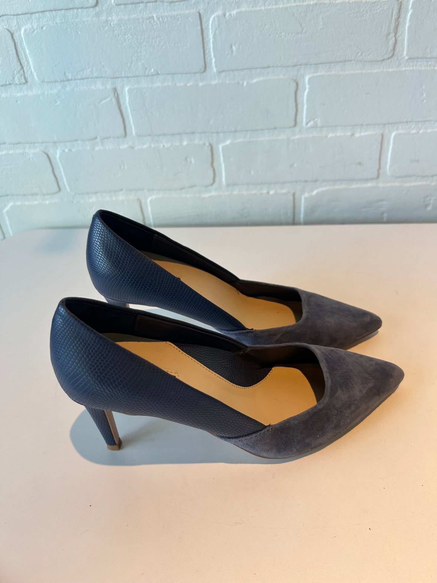 Shoes Heels Stiletto By Cmc In Blue, Size: 7