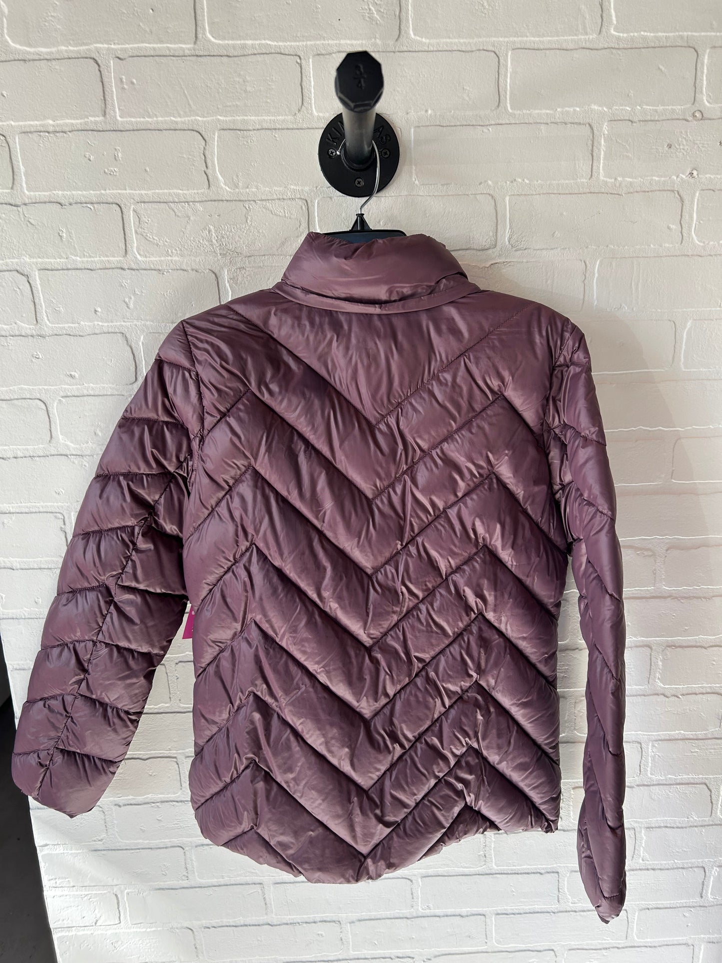 Coat Puffer & Quilted By London Fog In Purple, Size: M