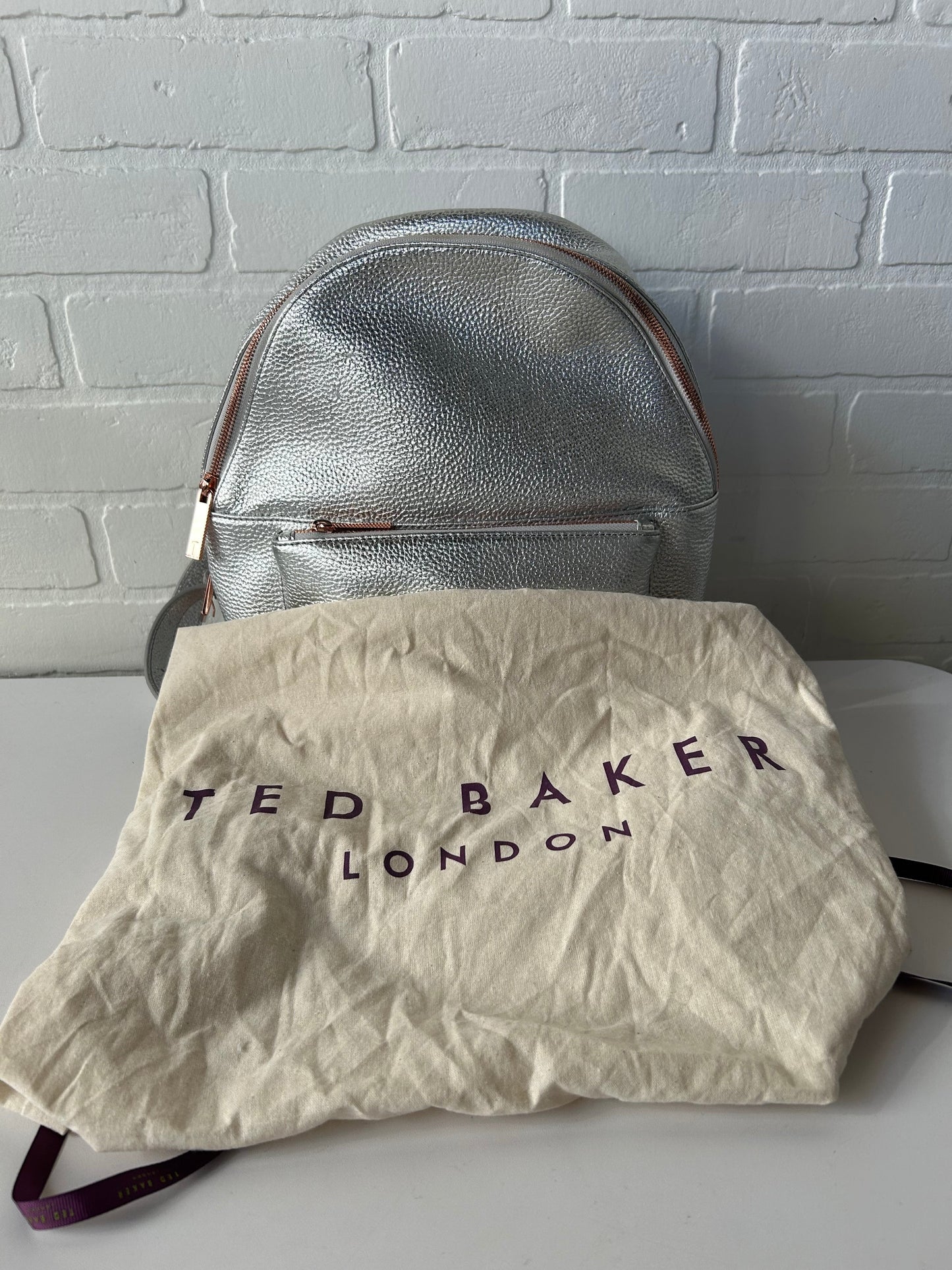 Backpack Leather By Ted Baker, Size: Medium