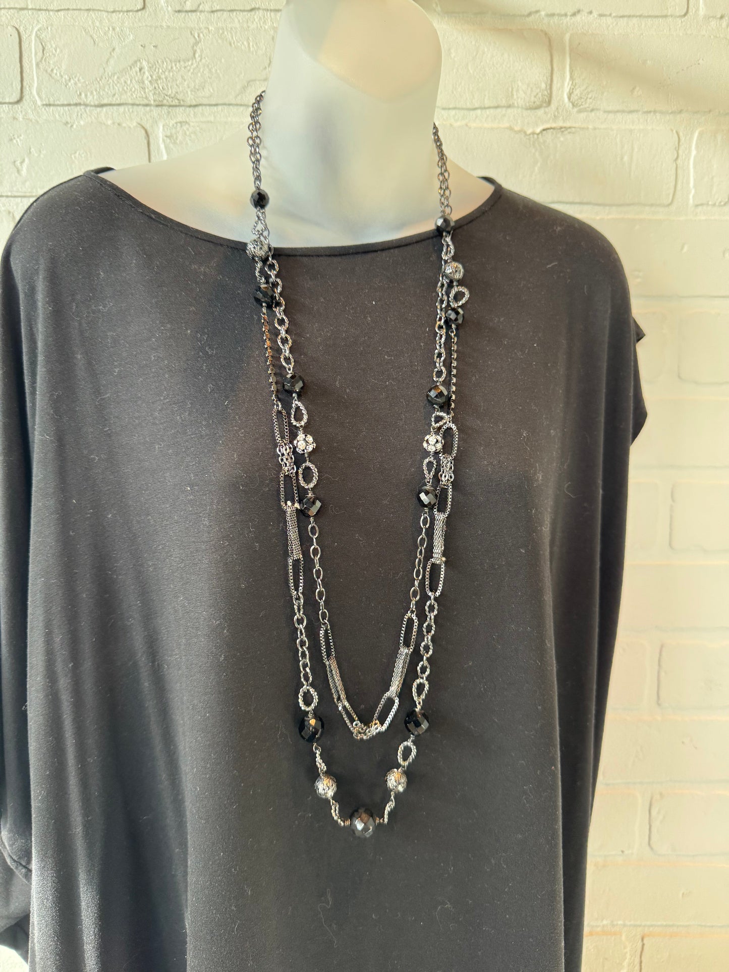 Necklace Layered By Clothes Mentor