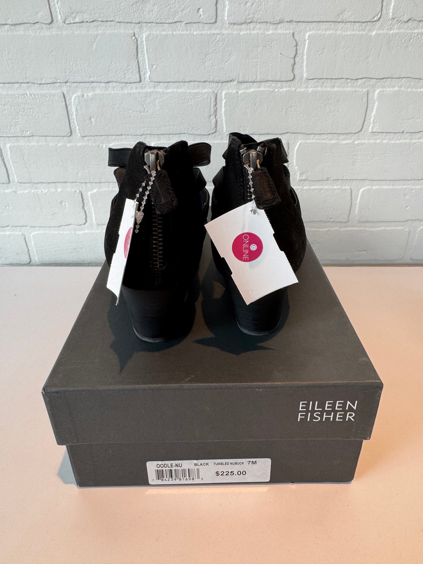 Sandals Heels Block By Eileen Fisher In Black, Size: 7