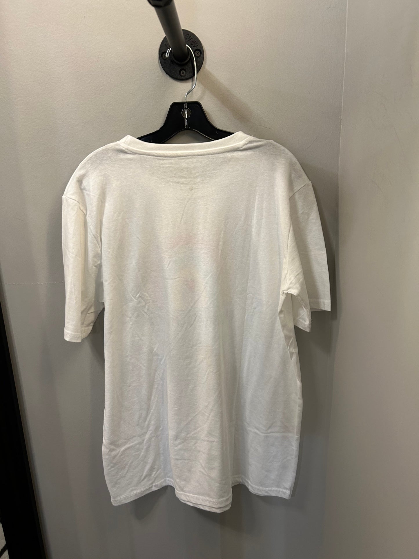 Top Short Sleeve Basic By Clothes Mentor In White, Size: Xl