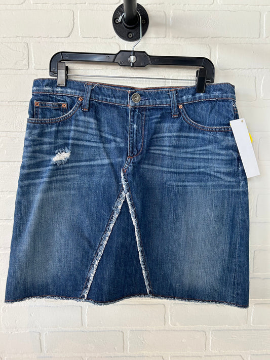 Skirt Mini & Short By Banana Republic In Blue Denim, Size: 10