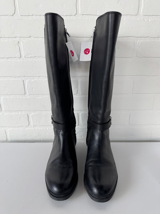 Boots Designer By Coach In Black, Size: 8.5