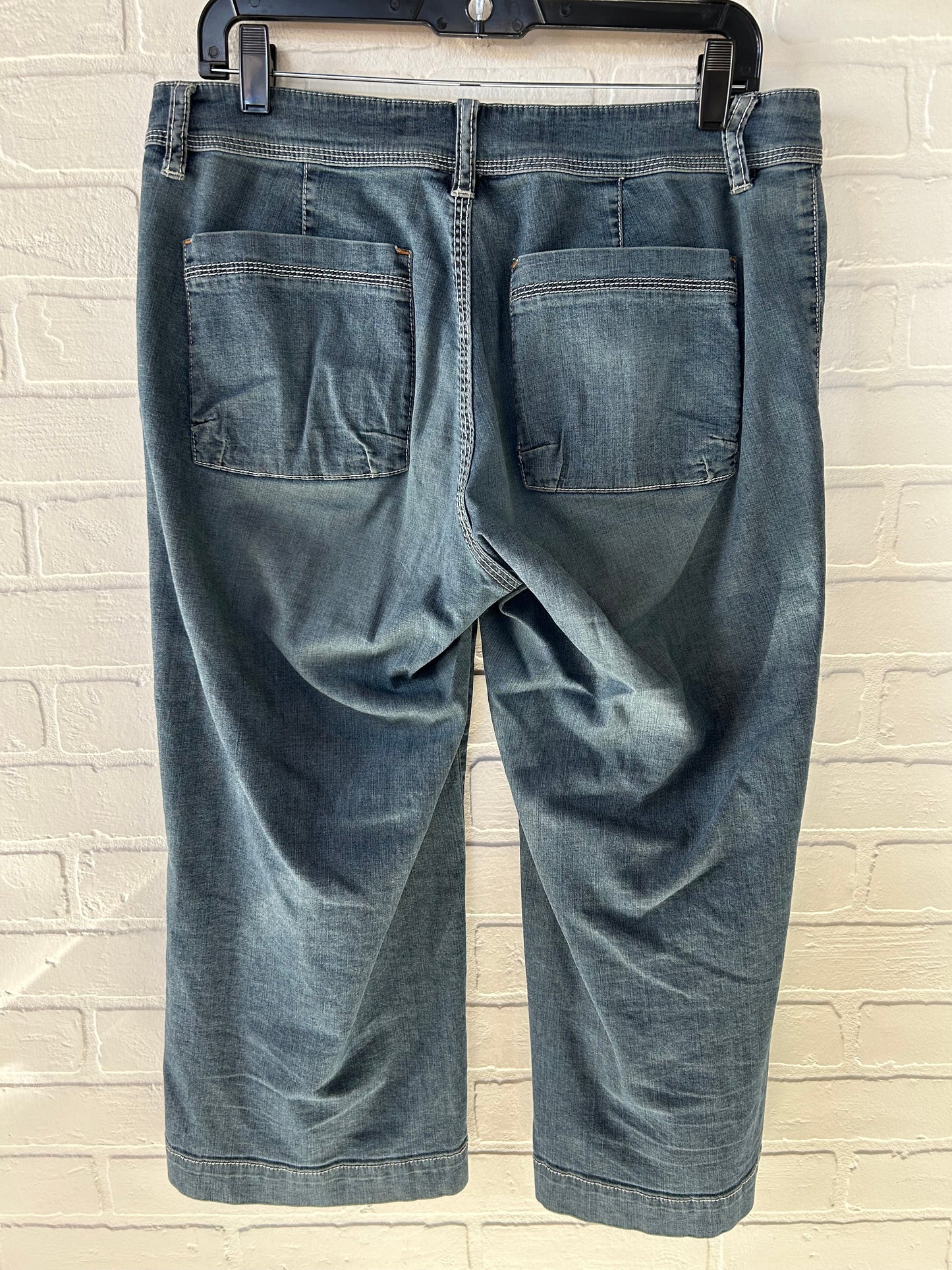 Capris By Christopher Blue In Blue Denim, Size: 12