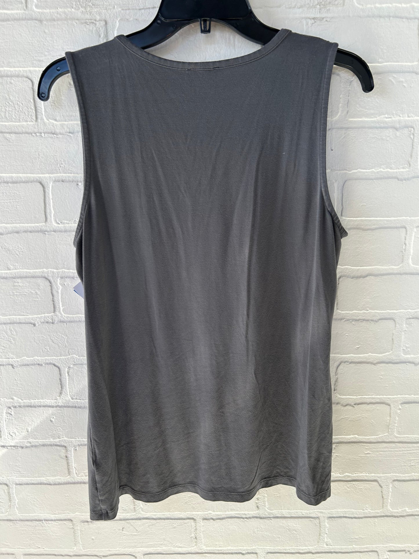 Top Sleeveless Basic By Talbots In Grey, Size: M