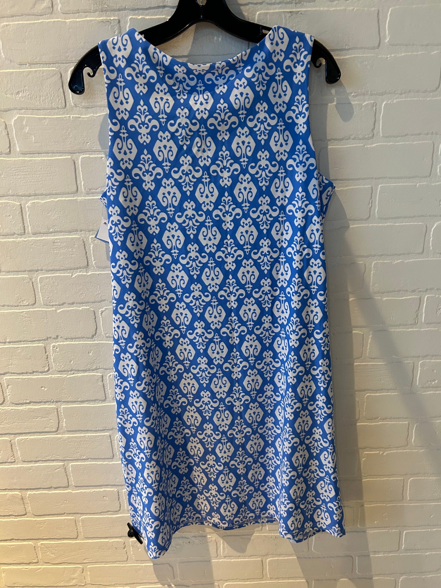 Dress Work By Jude Connally In Blue & White, Size: L