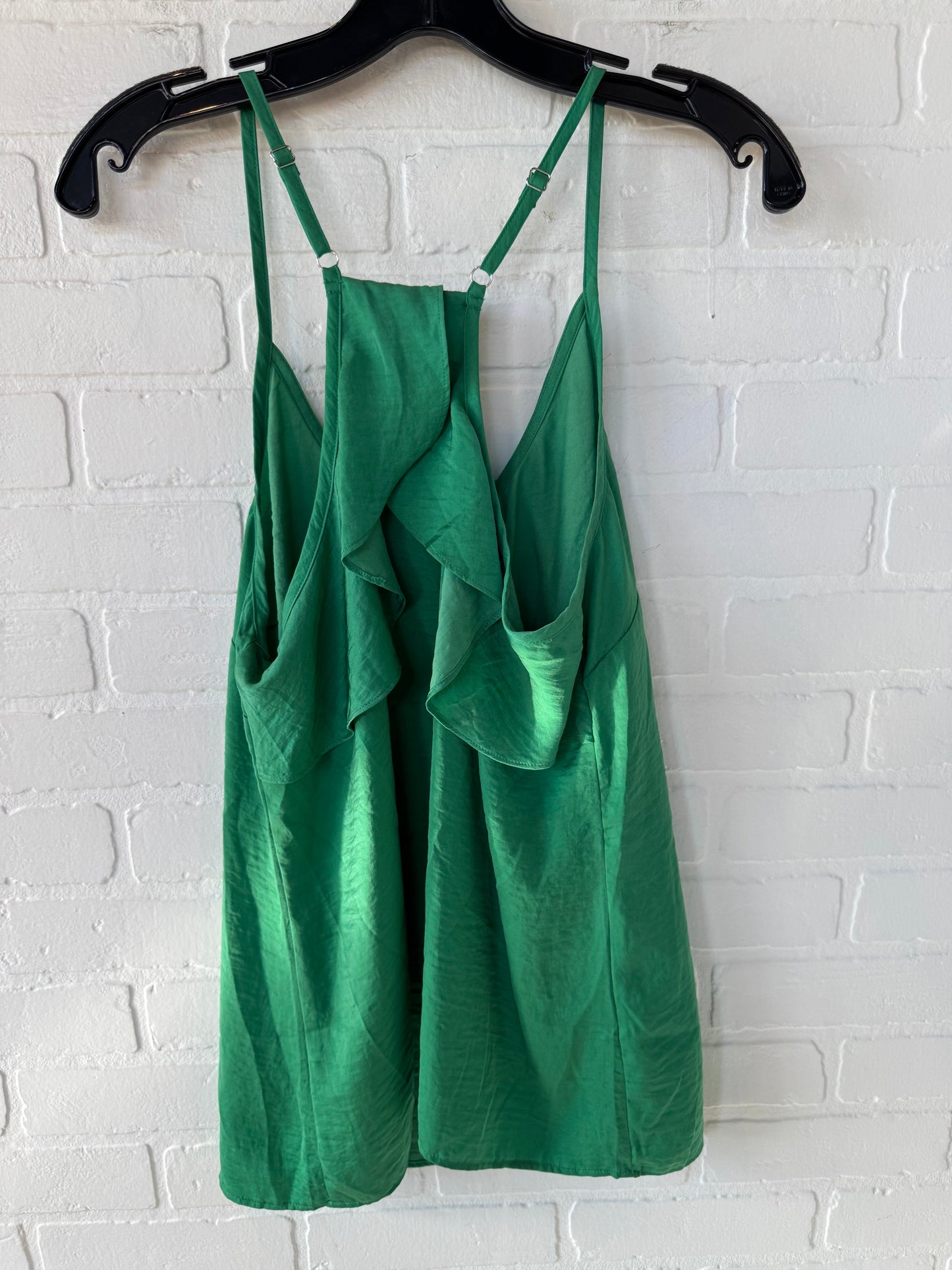 Top Sleeveless By Cabi In Green, Size: M