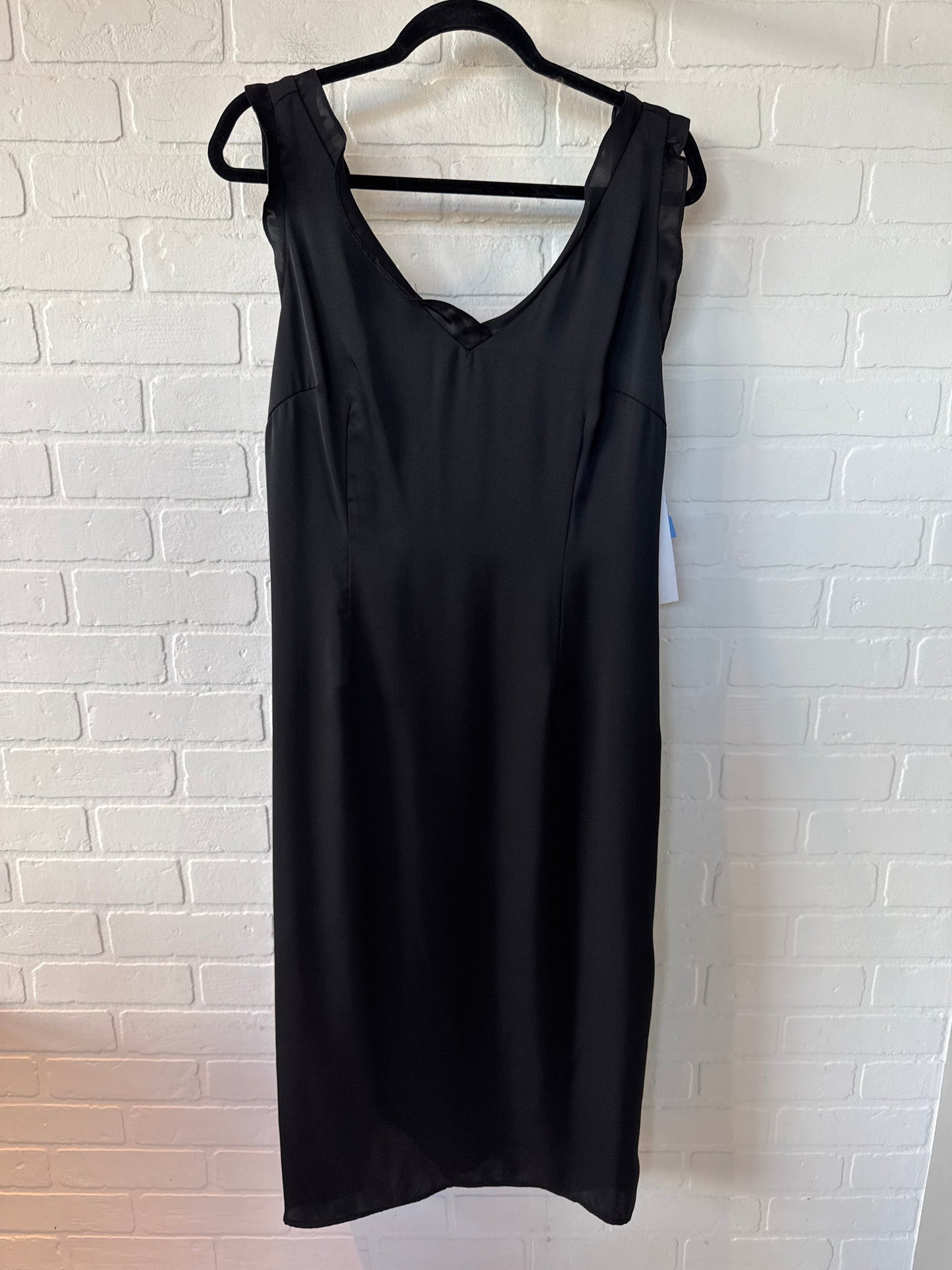 Dress Party Long By Clothes Mentor In Black, Size: L