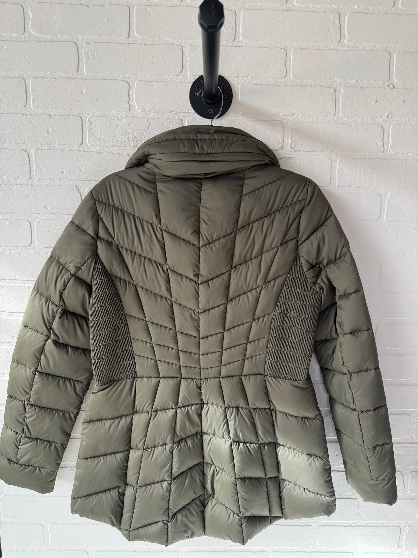 Coat Puffer & Quilted By Bernardo In Green, Size: L