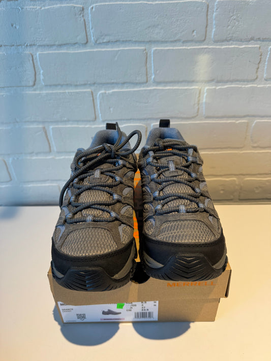 Shoes Hiking By Merrell In Blue & Grey, Size: 6.5