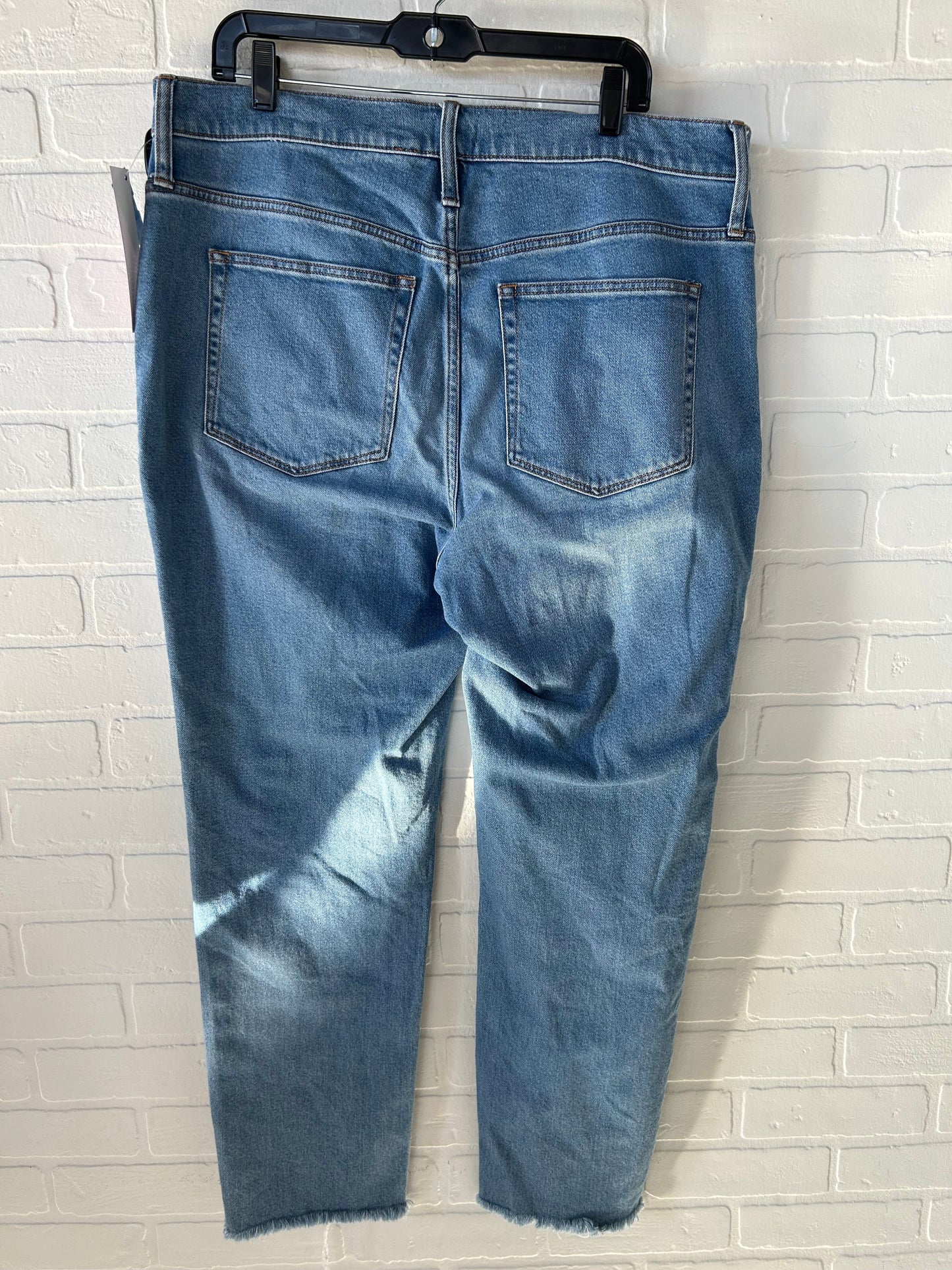 Jeans Straight By J. Crew In Blue Denim, Size: 14l