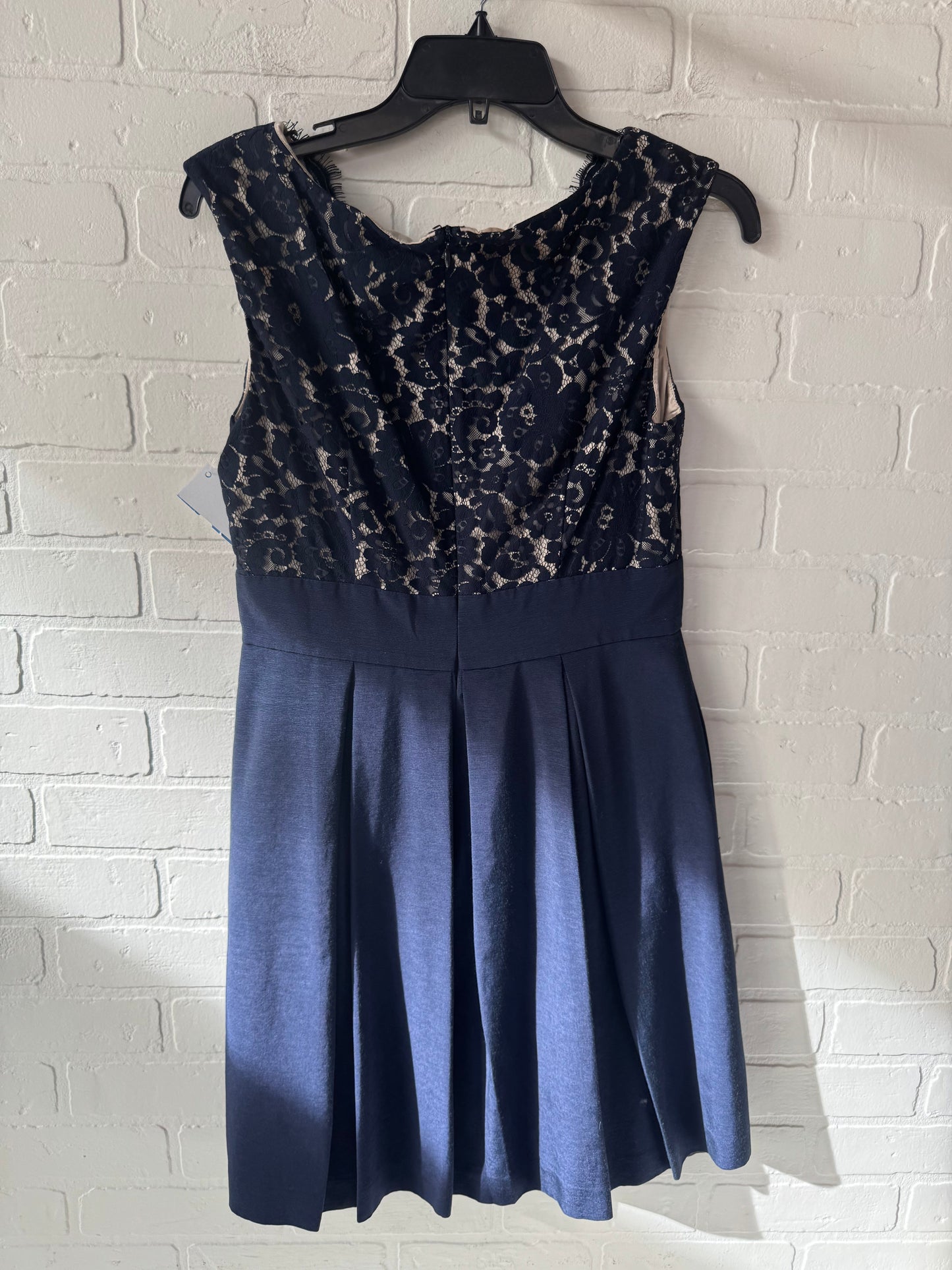 Dress Party Midi By White House Black Market In Navy, Size: S