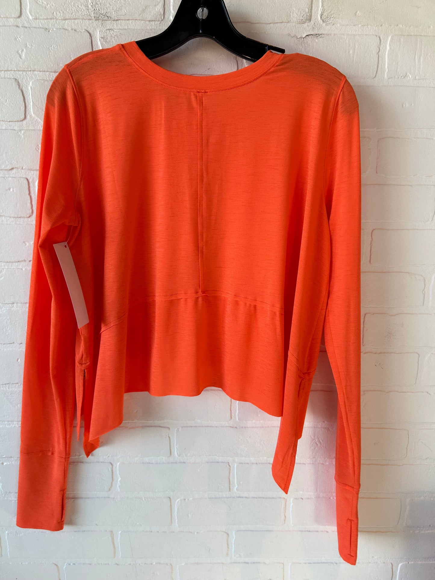 Top Long Sleeve By Free People In Orange, Size: S