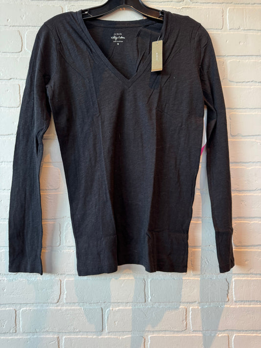 Top Long Sleeve Basic By J. Crew In Black, Size: S