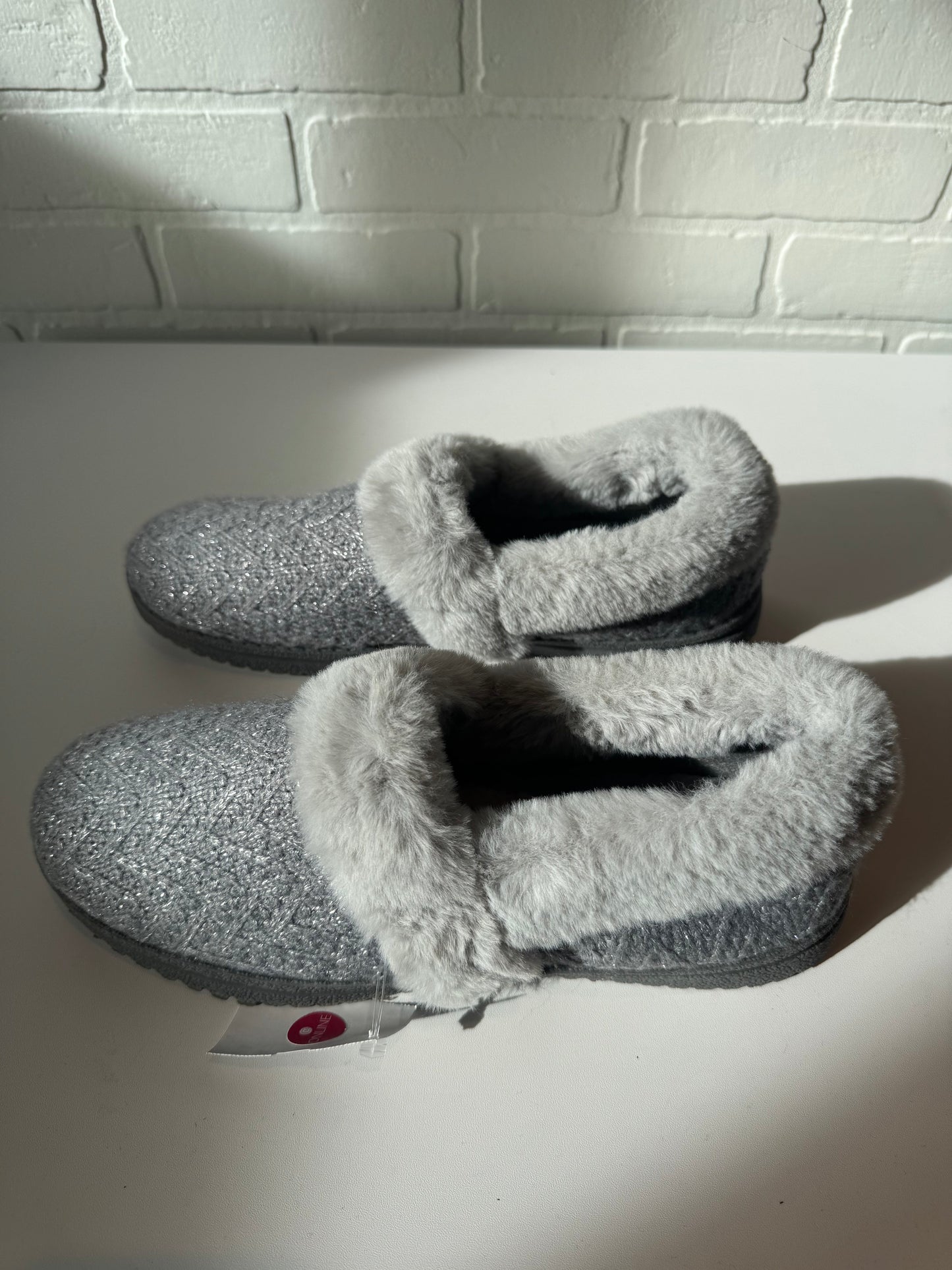 Slippers By Skechers In Grey