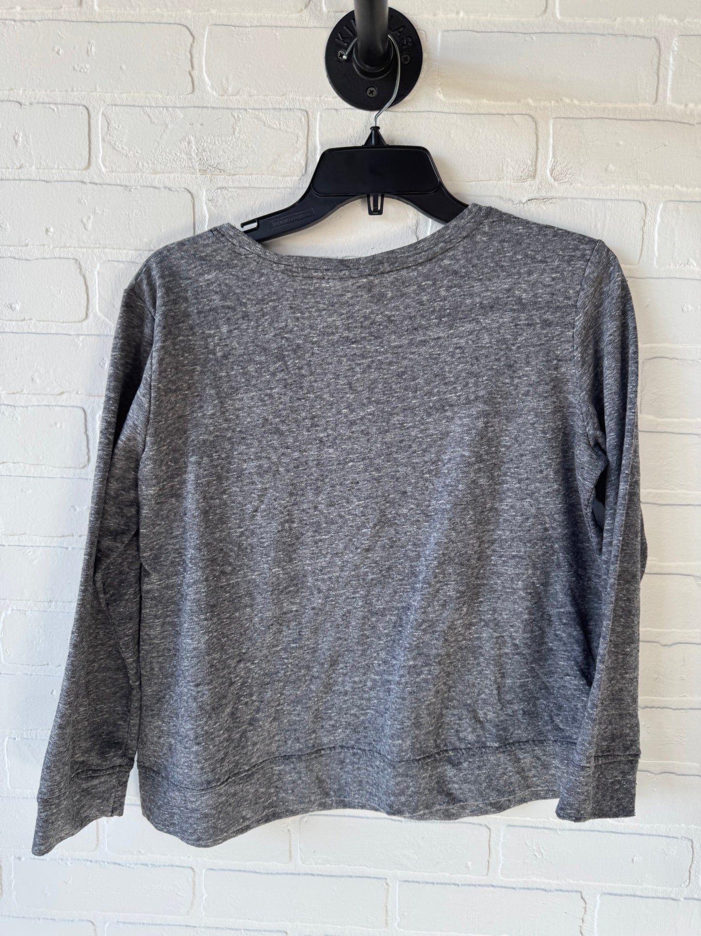 Sweatshirt Crewneck By Style And Company In Grey & White, Size: Lp