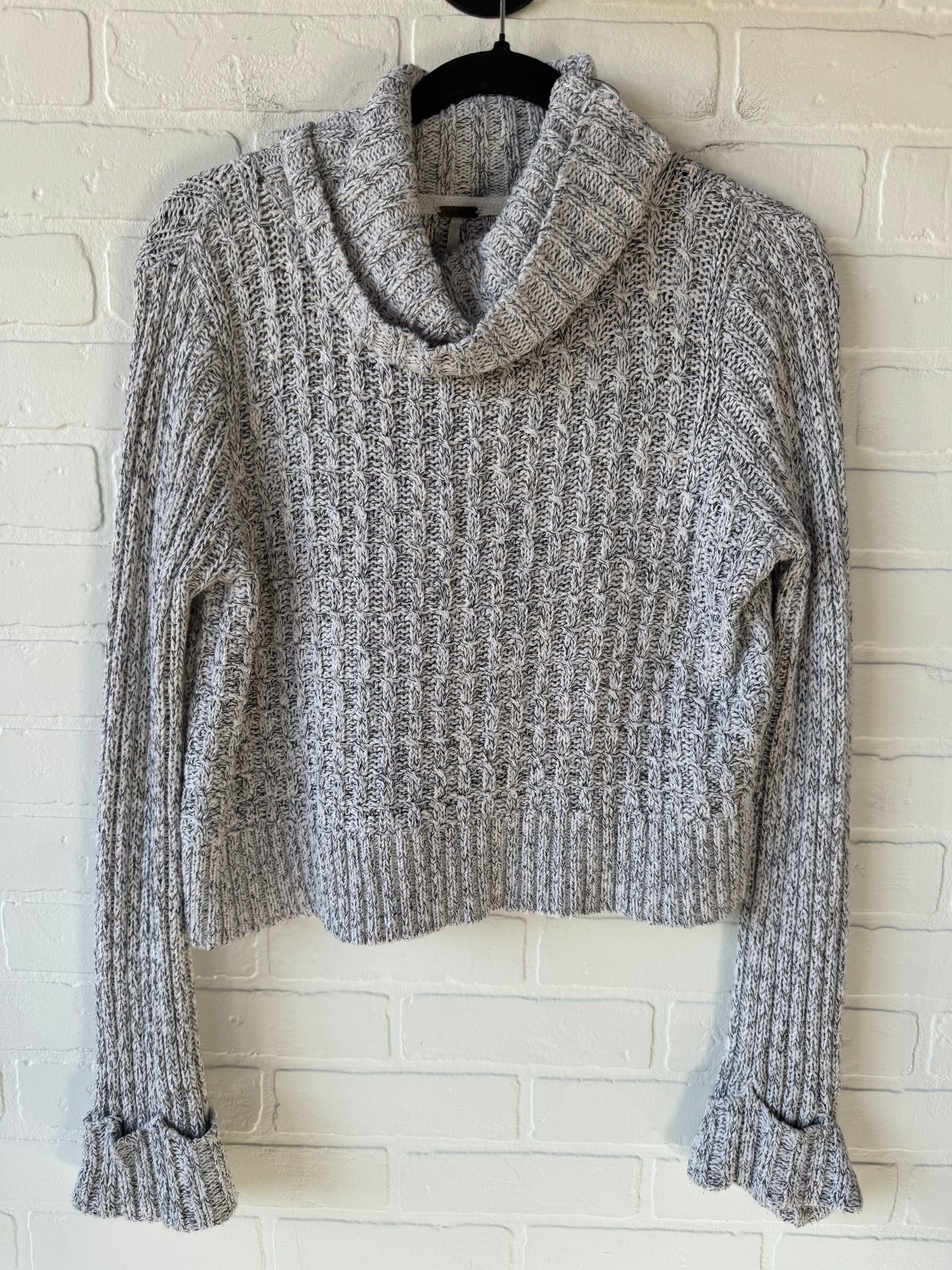 Sweater By Free People In Black & White, Size: S