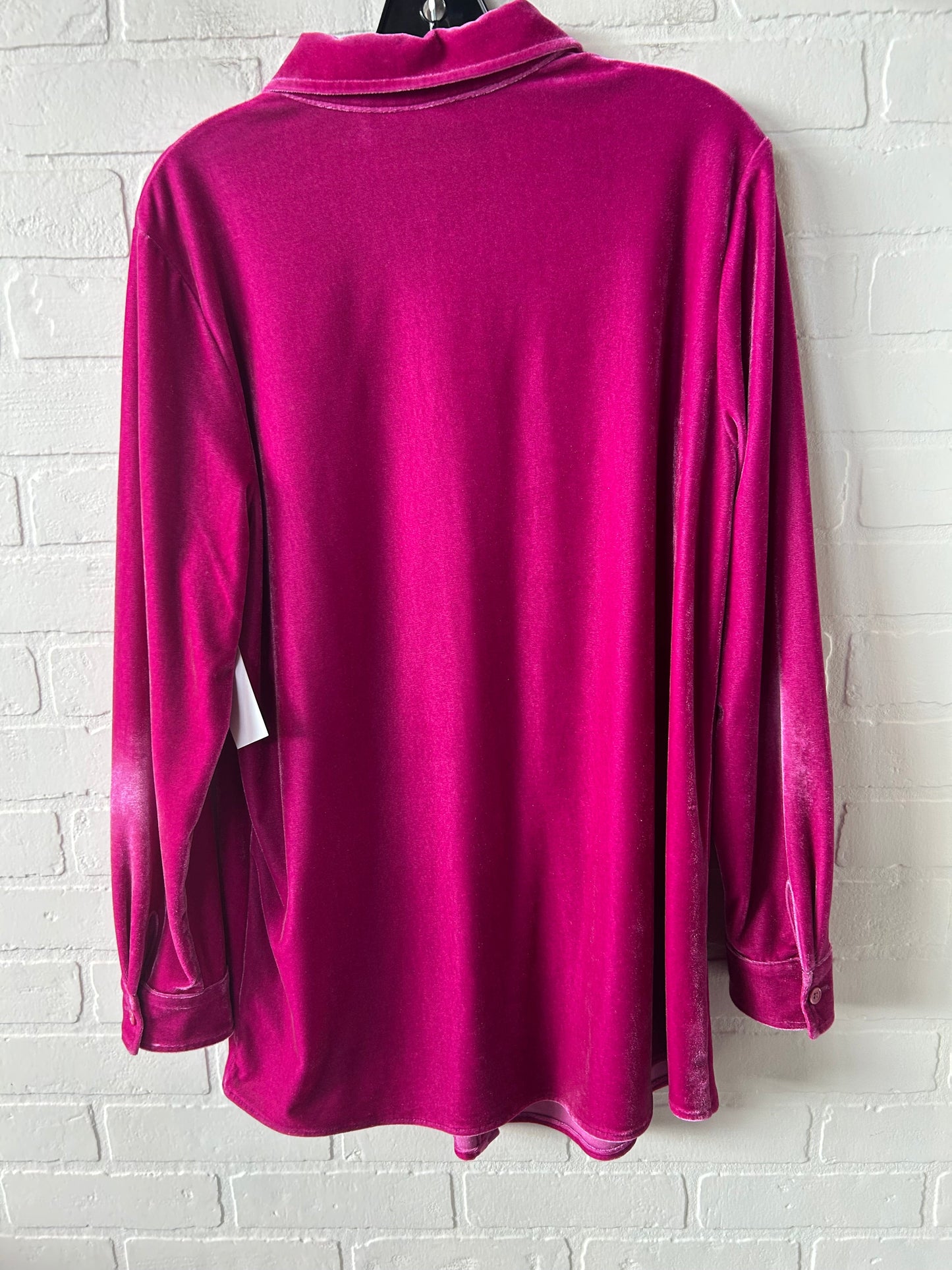 Top Long Sleeve By Soft Surroundings In Pink, Size: M