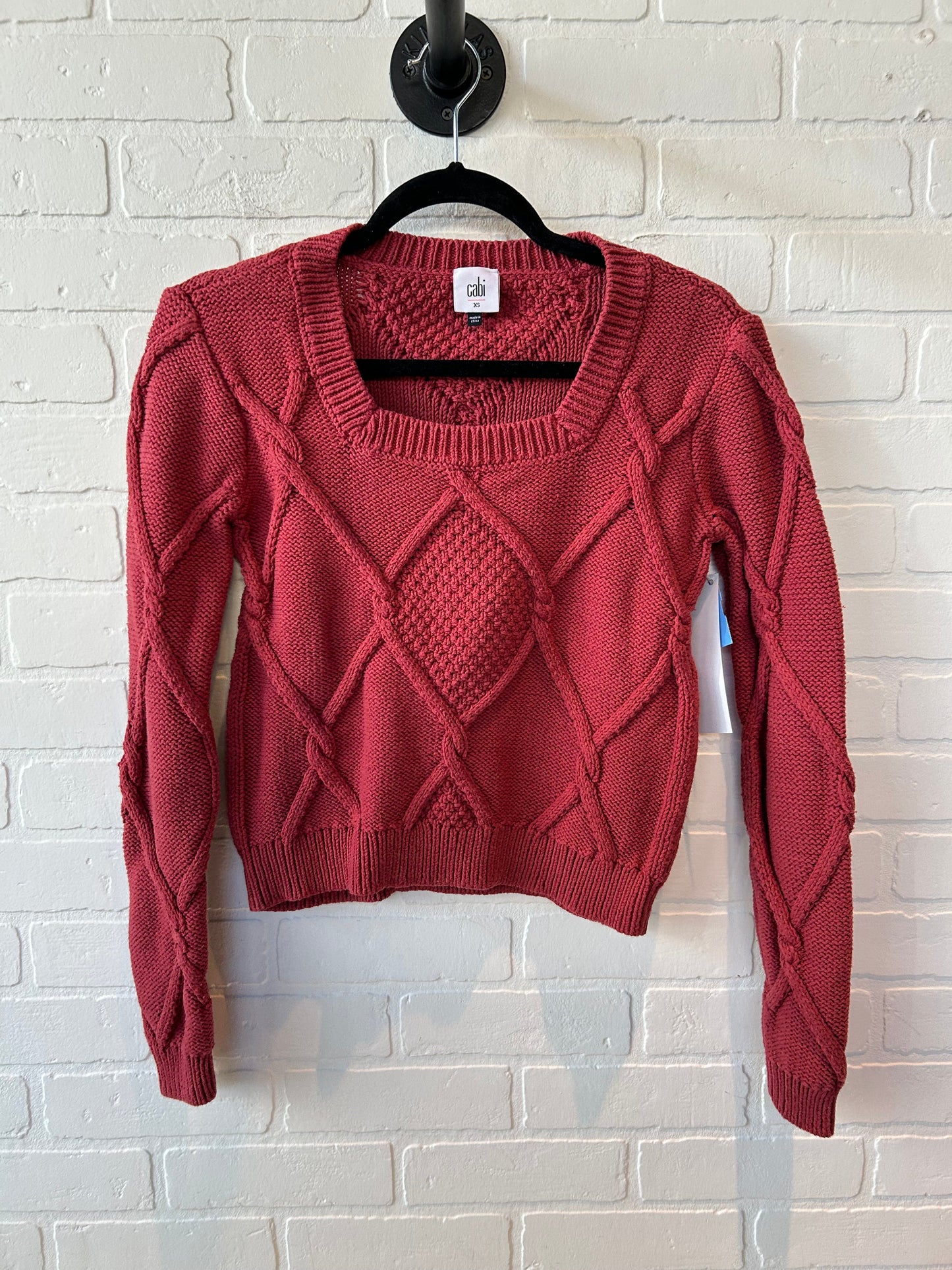 Sweater By Cabi In Red, Size: Xs