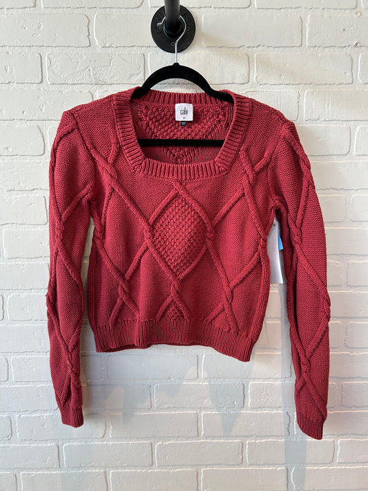 Sweater By Cabi In Red, Size: Xs