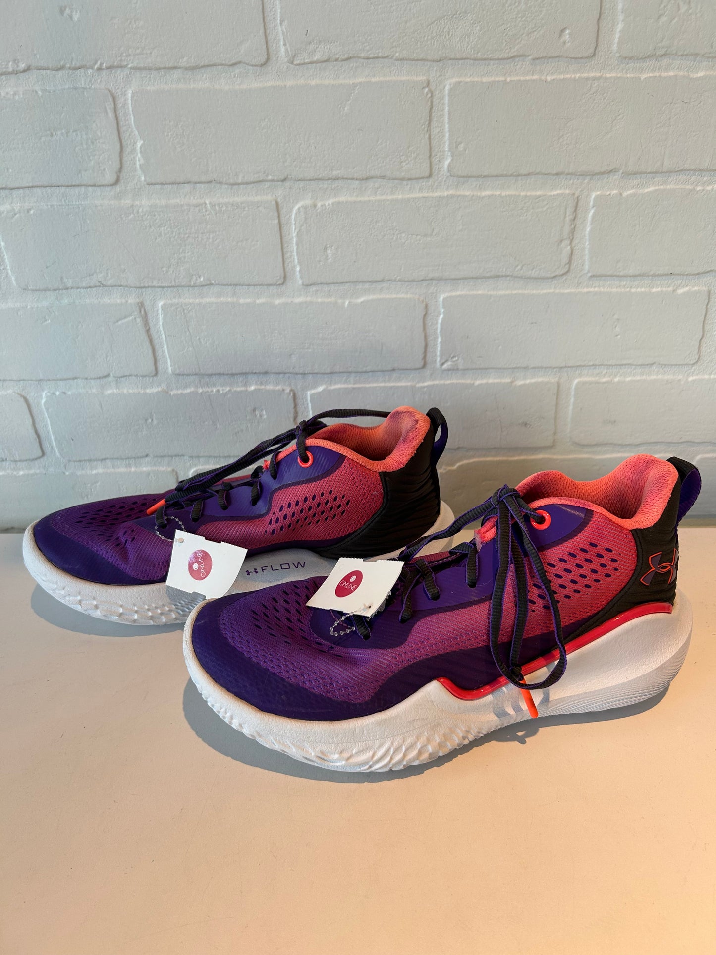 Shoes Athletic By Under Armour In Pink & Purple, Size: 10