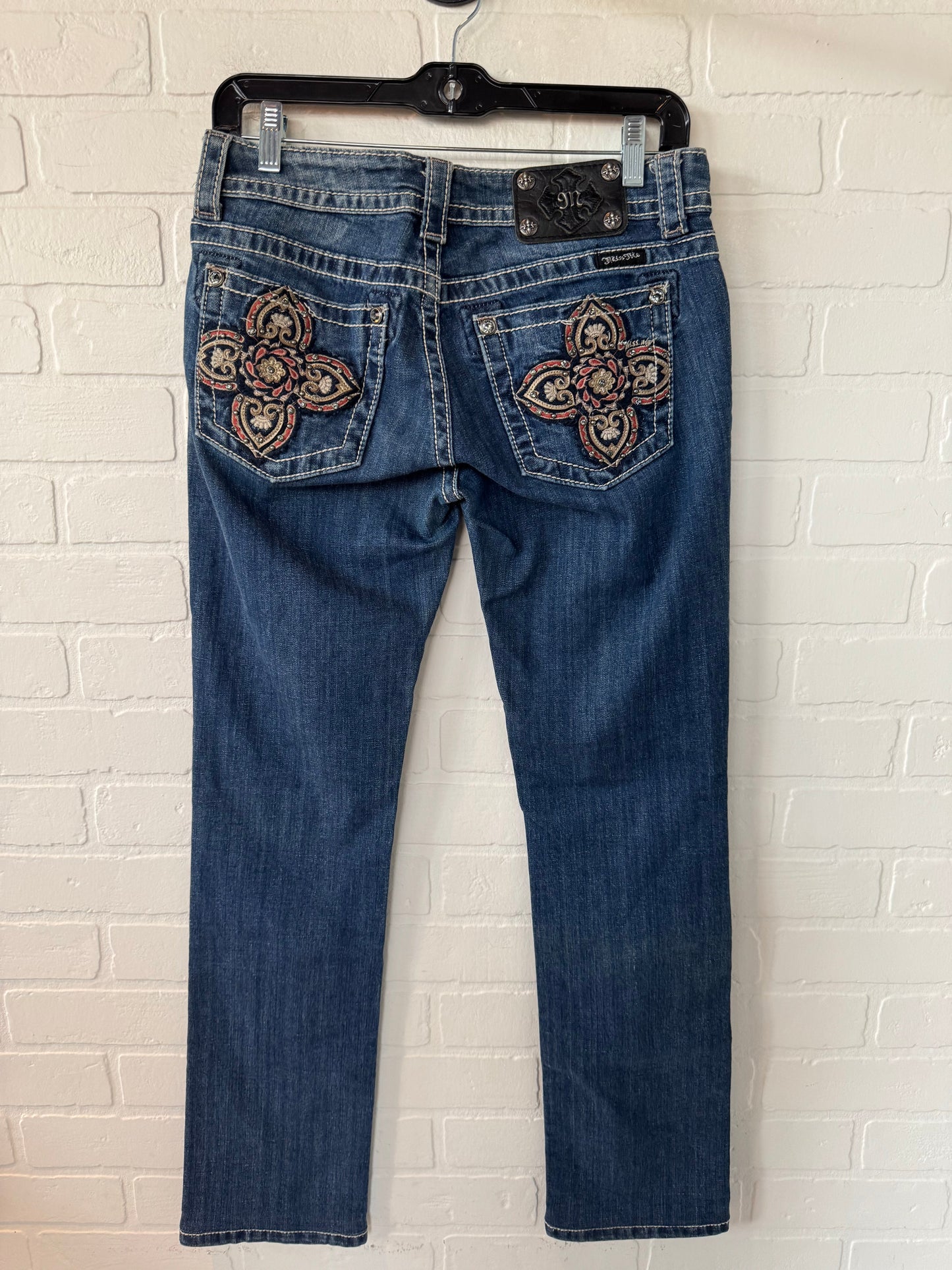 Jeans Straight By Miss Me In Blue Denim, Size: 6