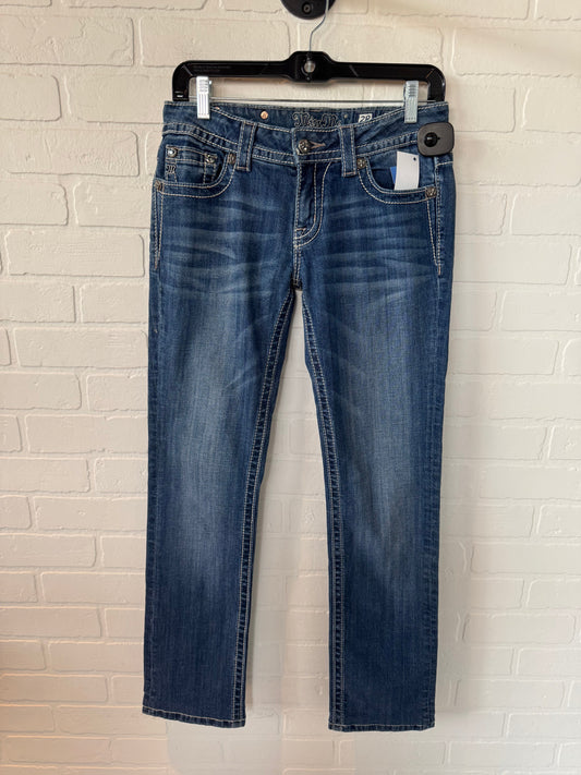 Jeans Straight By Miss Me In Blue Denim, Size: 6