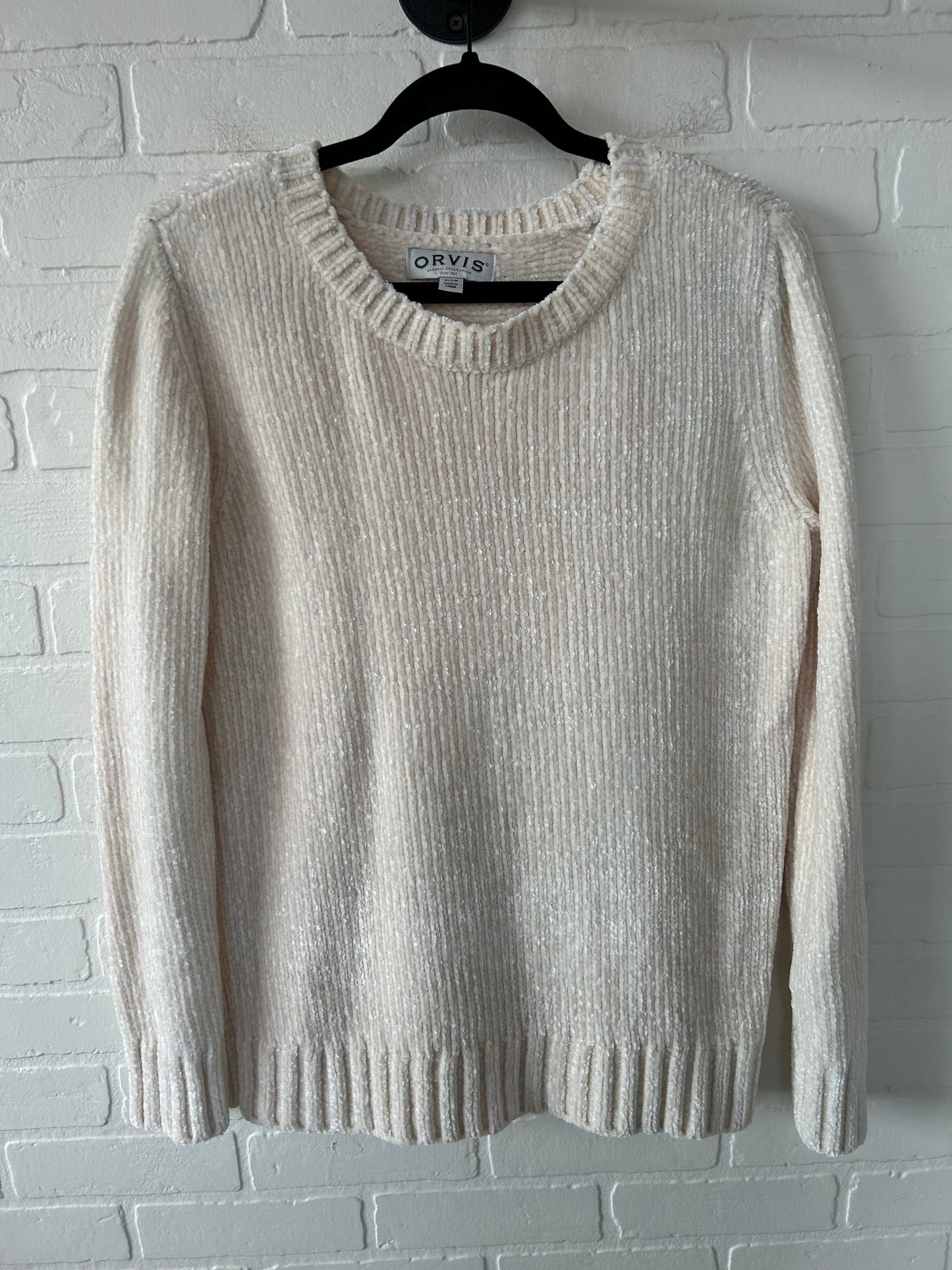 Sweater By Orvis In Cream, Size: S