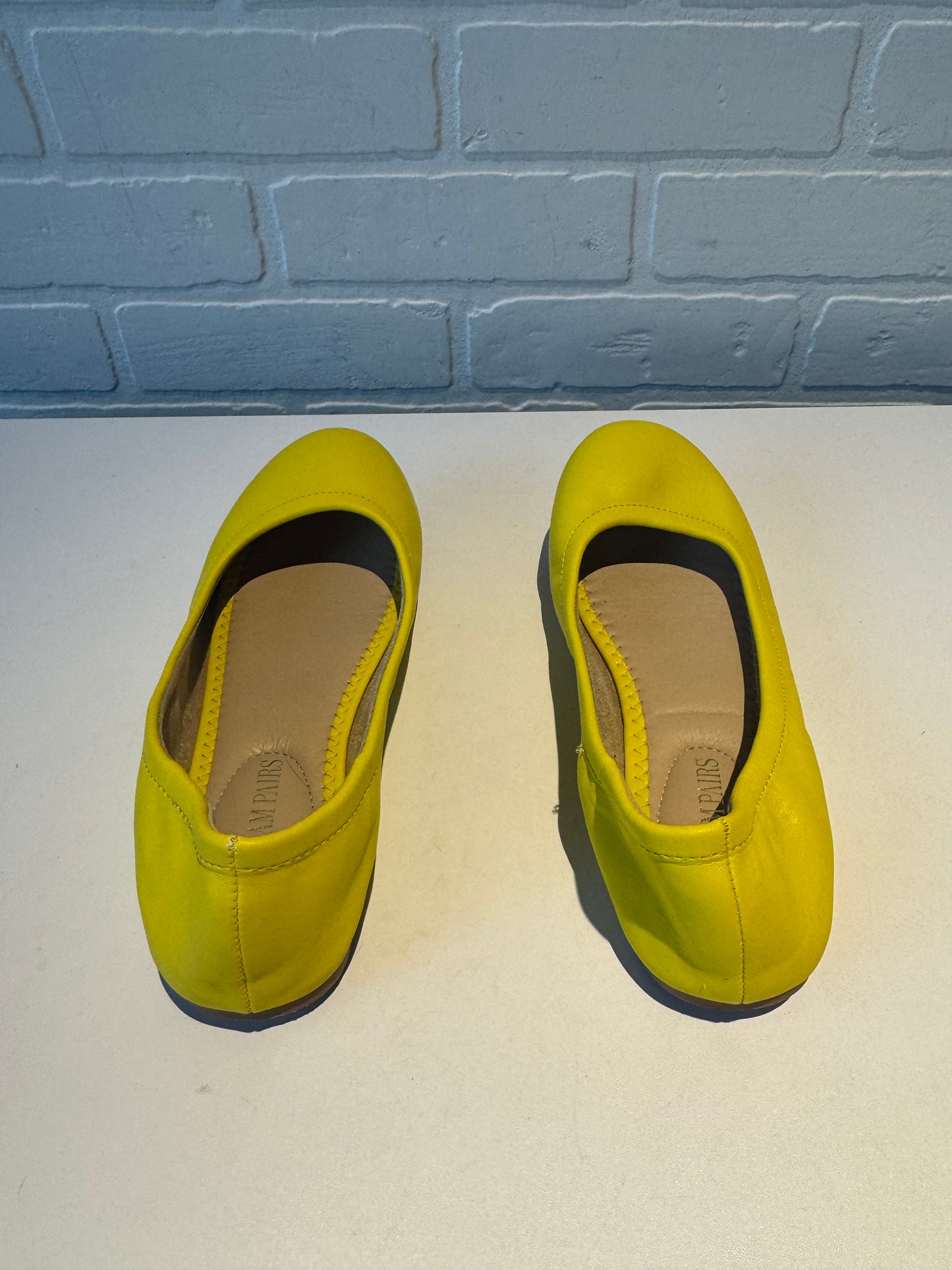 Shoes Flats By Cme In Yellow, Size: 7