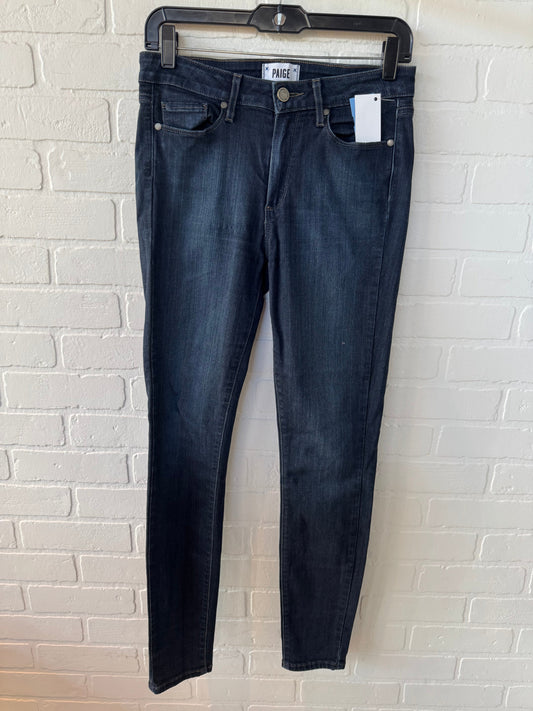 Jeans Skinny By Paige In Blue Denim, Size: 6