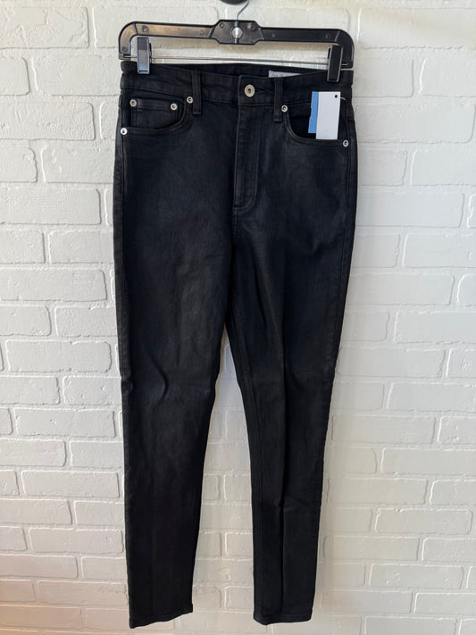 Jeans Skinny By Rag & Bones Jeans In Black Denim, Size: 4