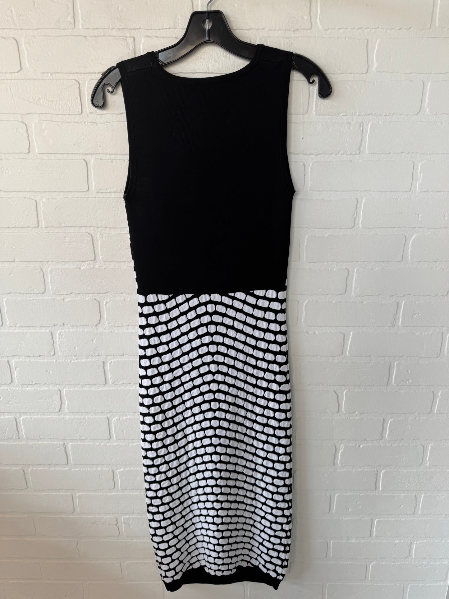 Dress Party Midi By Nicole Miller In Black & White, Size: S