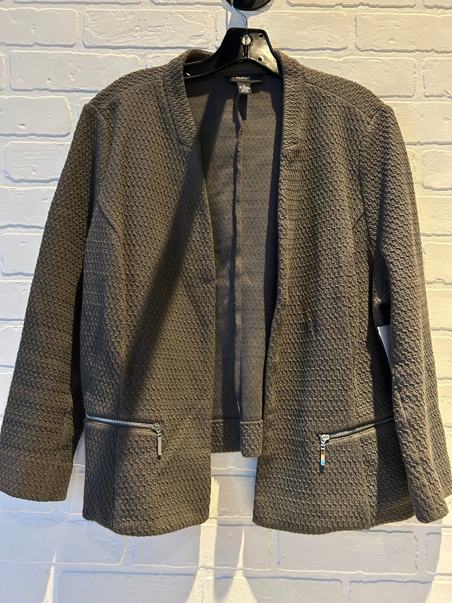 Blazer By Alfani In Grey, Size: Xl