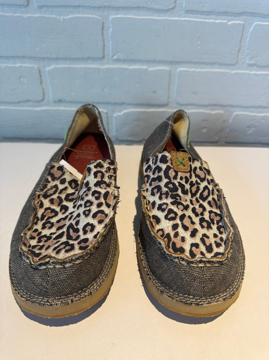 Shoes Flats By TWISTED X In Leopard Print, Size: 7