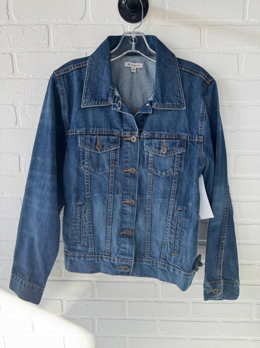 Jacket Denim By Albion In Blue Denim, Size: M