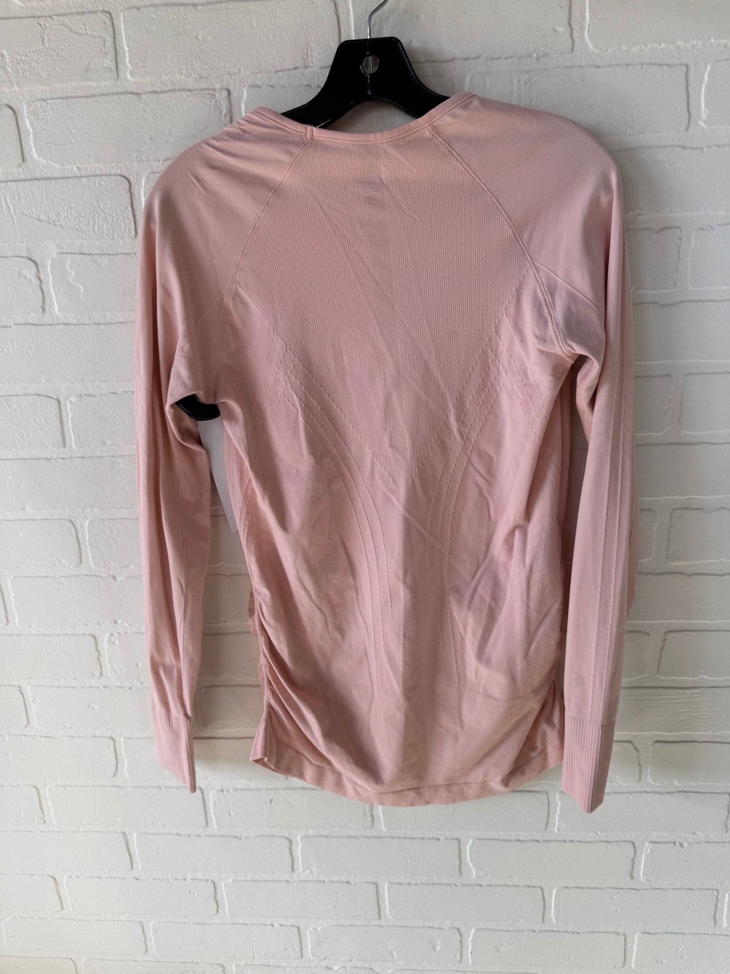 Athletic Top Long Sleeve Crewneck By Athleta In Pink, Size: M