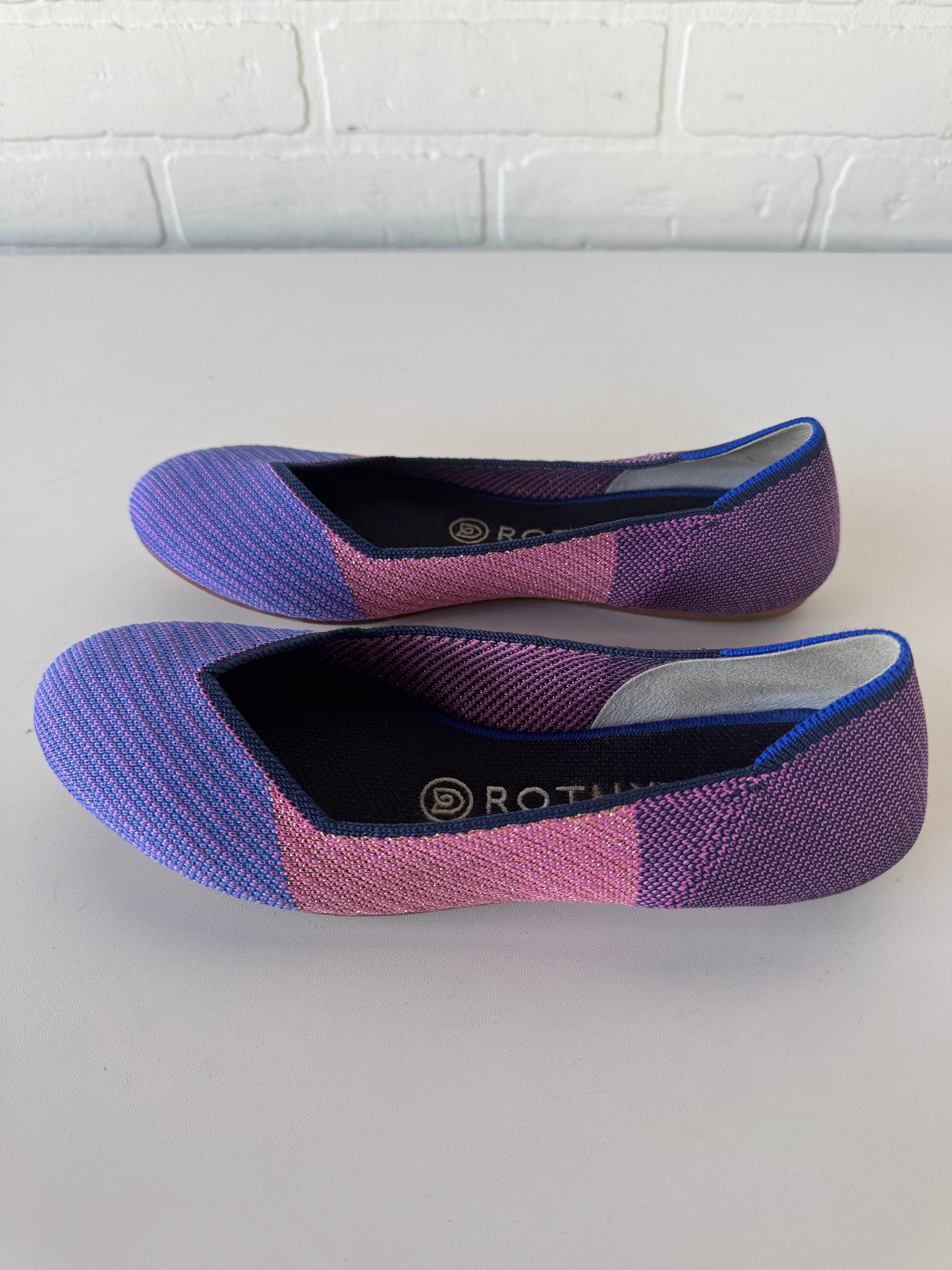 Shoes Flats By Rothys In Pink & Purple, Size: 7