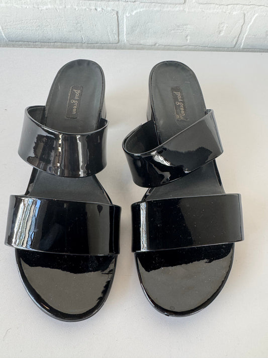 Sandals Heels Block By Paul Green In Black, Size: 7.5