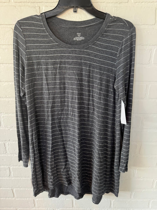 Tunic Long Sleeve By Soma In Grey & Silver, Size: Xs