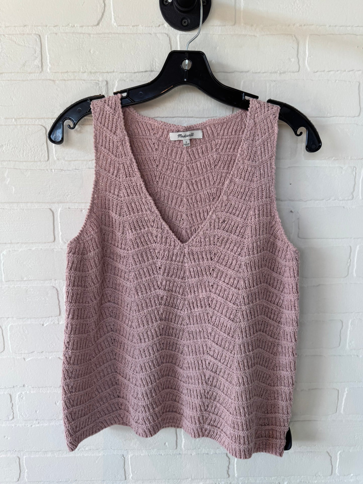 Vest Sweater By Madewell In Pink, Size: S