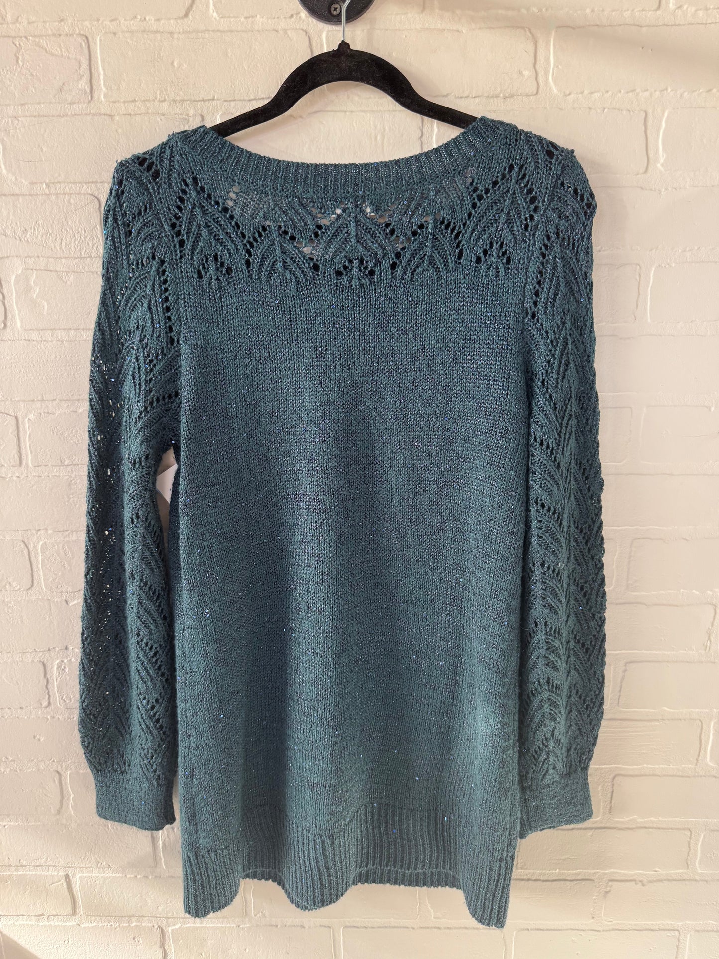 Sweater By Maurices In Blue & Green, Size: M