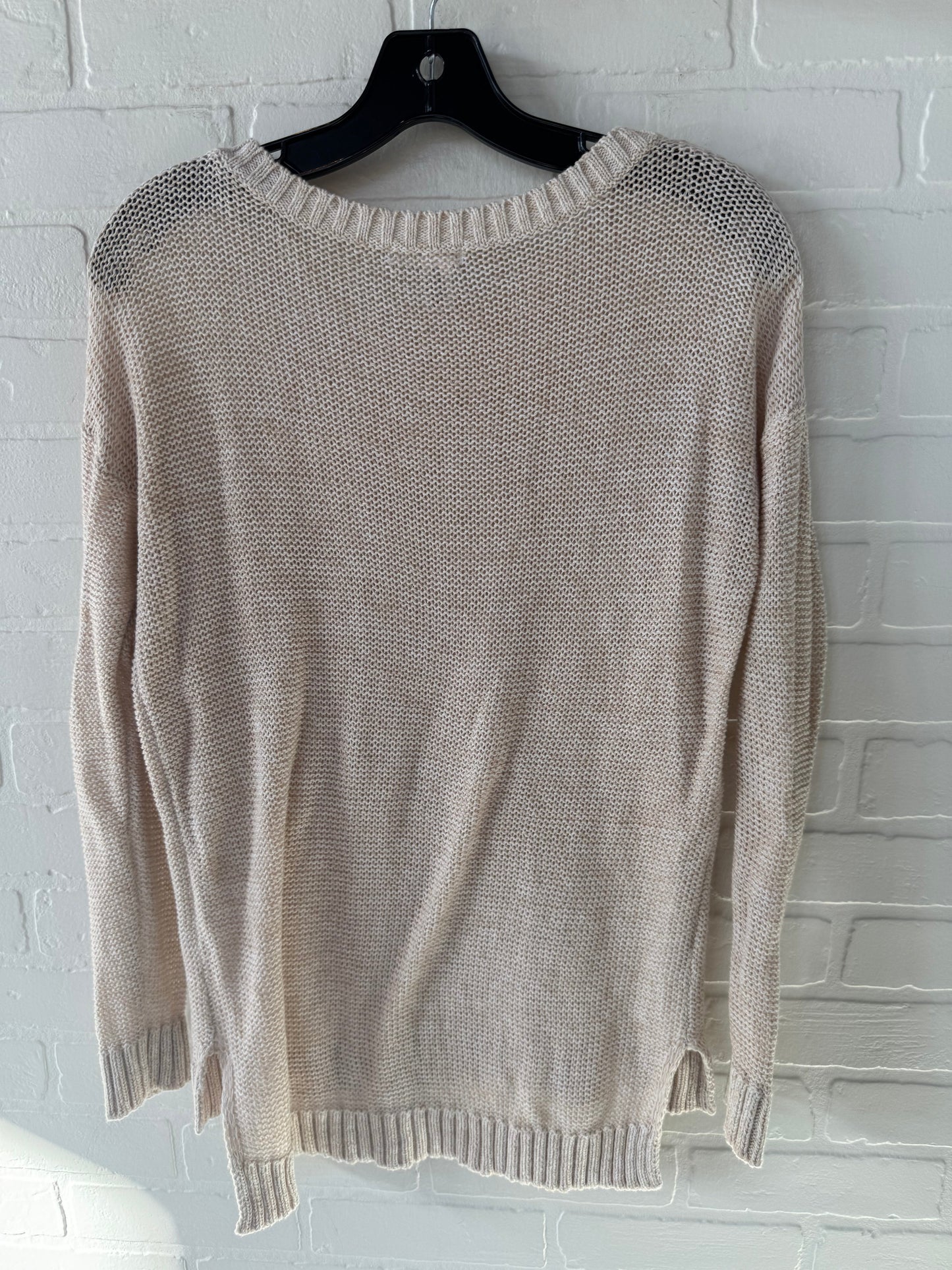 Sweater By Abound In Tan, Size: M