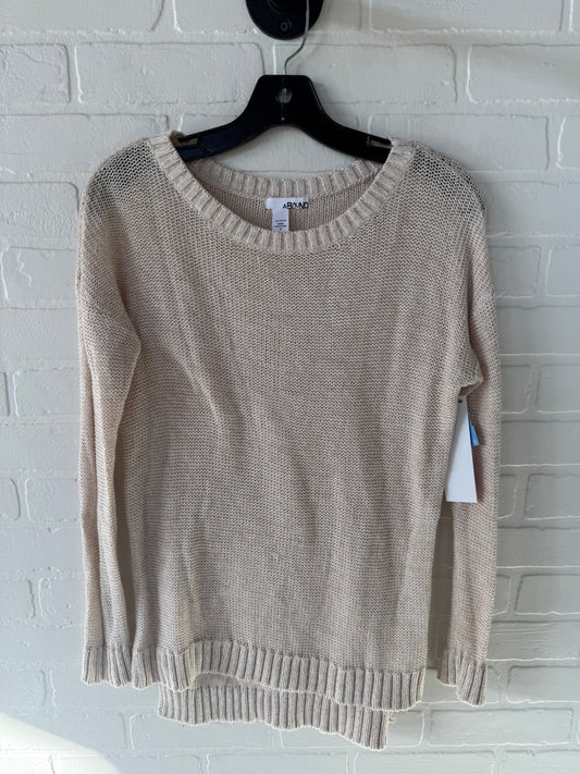 Sweater By Abound In Tan, Size: M