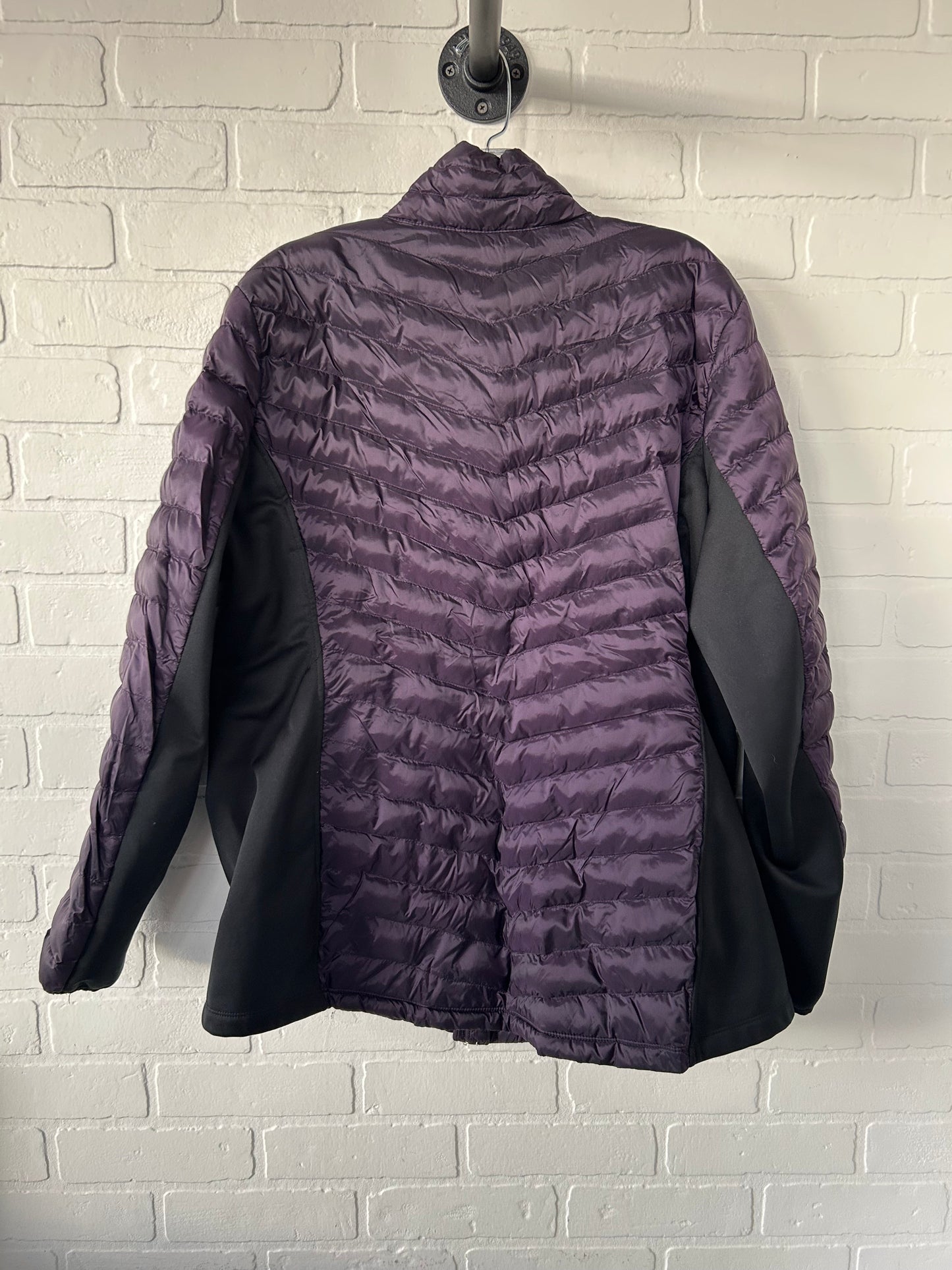 Jacket Puffer & Quilted By 32 Degrees In Black & Purple, Size: Xxl