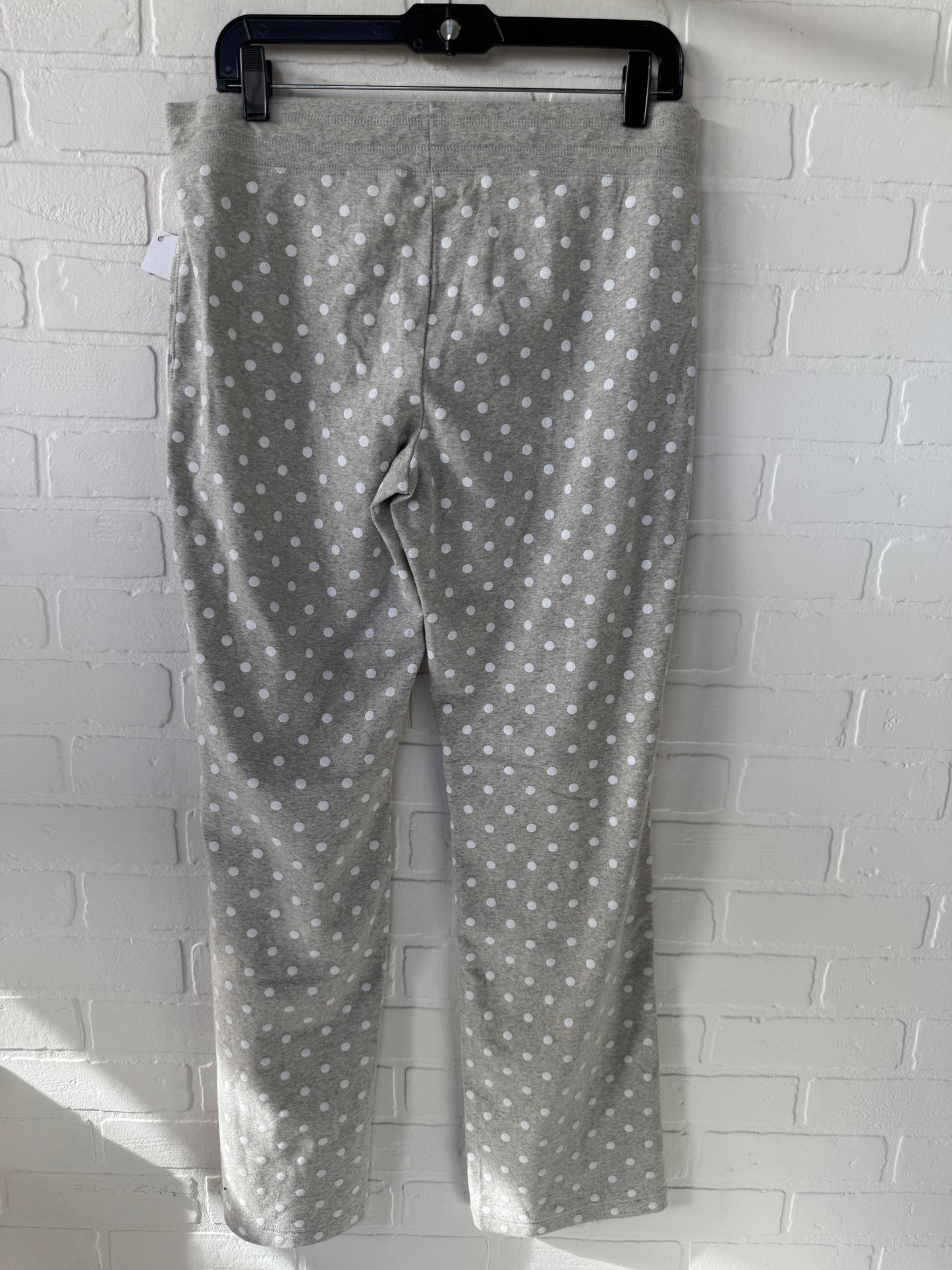 Pajama Pants By Eddie Bauer In Grey & White, Size: S